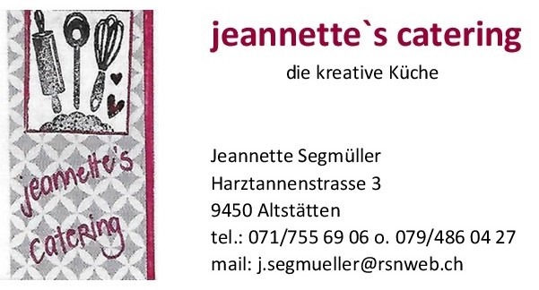 Jeanettes Catering | Supermoto Altstätten Jeanettes Catering | Supermoto Altstätten